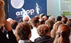 Besucher*innen bei einer Veranstaltung von urtop