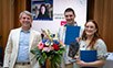 Niels Pinkwart, Vizepr?sident fr Lehre und Studium, Schirmherrin Dagmar Haase (Online) sowie Torben Rode und Anna Hinderer, die aktuellen Koordinator*innen des Studium Oecologicum.